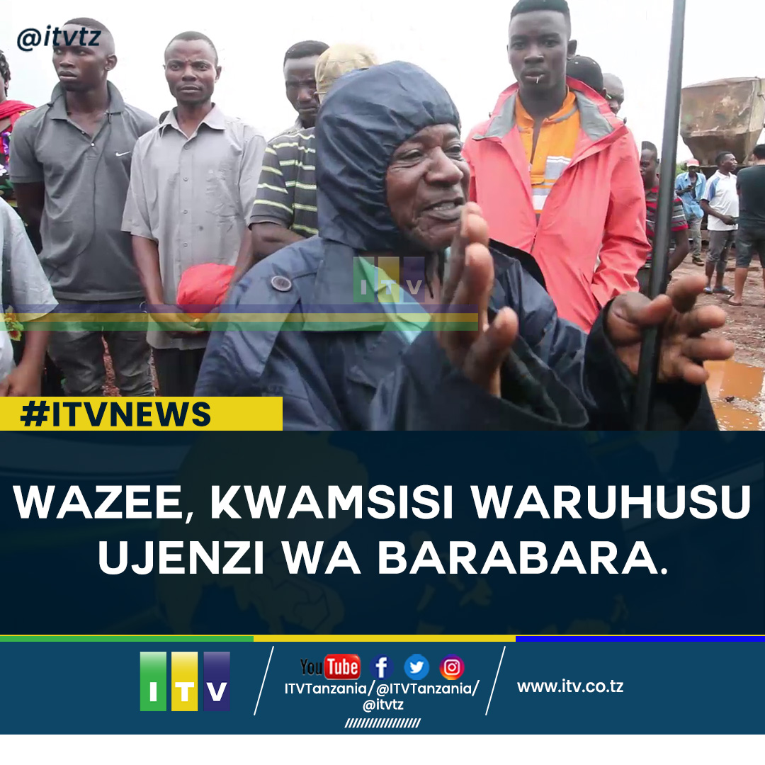 Wazee, Kwamsisi Waruhusu Ujenzi Wa Barabara. | ITV - Independent Television